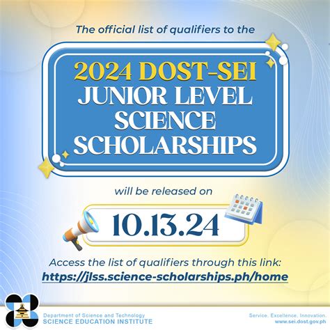 dost junior level science scholarship|DOST Scholarships AY 2024.